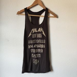 🌵Dirty violet graphic tank top